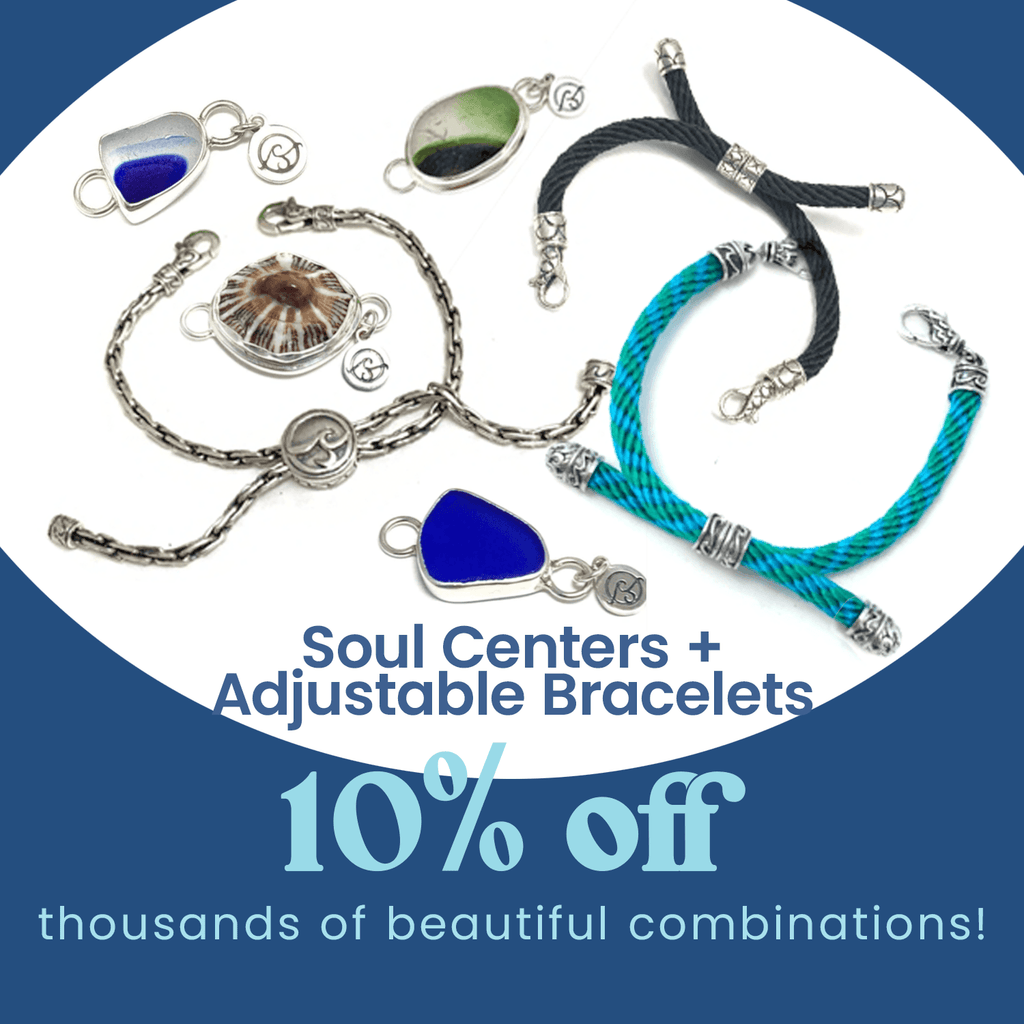 Ready to build your custom adjustable Nauti Bracelet and Soul Center?