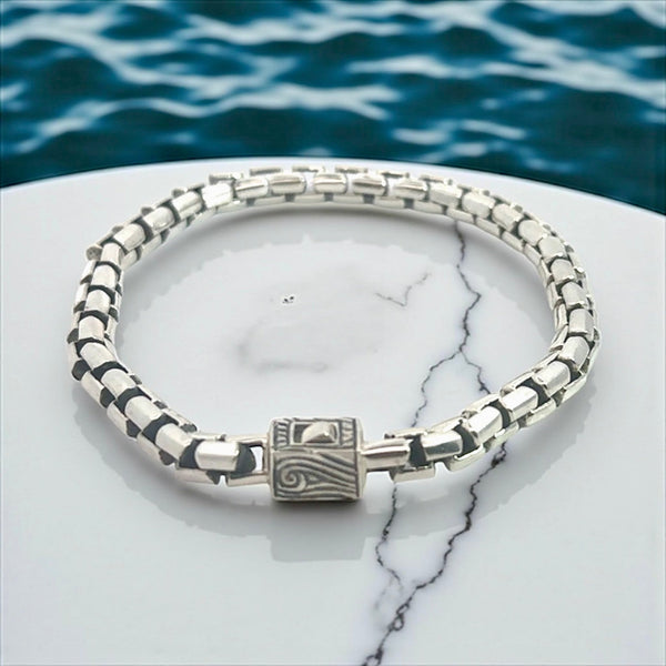 Box Link Unisex Bracelet - Ocean Soul