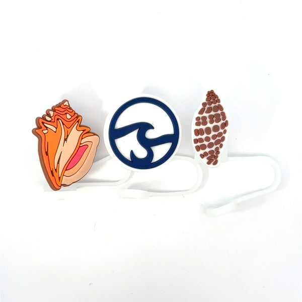 Straw Topper 3 Pack - Ocean Soul