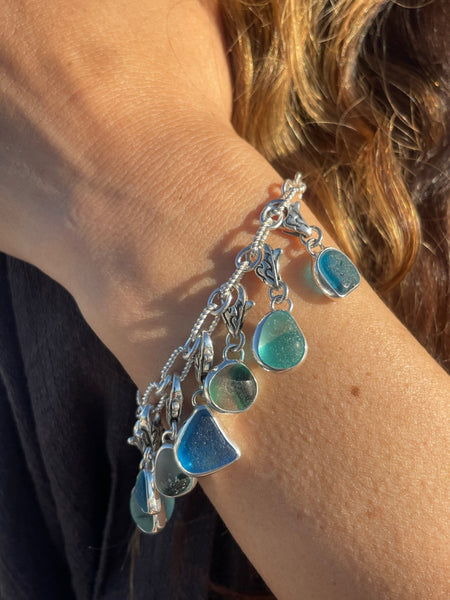 Adjustable Charm Bracelet - Ocean Soul