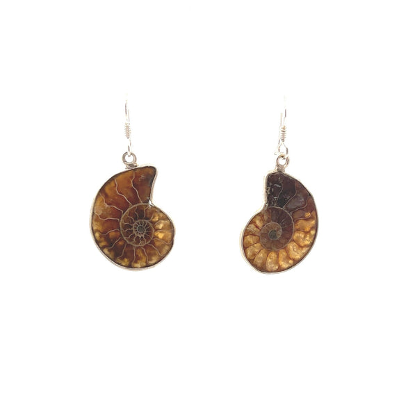 Ammonite Earrings - Ocean Soul