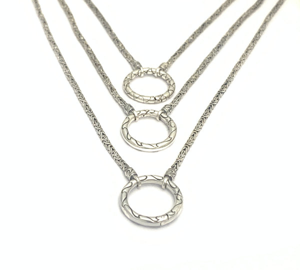 Tigertail Porthole Necklace - Ocean Soul