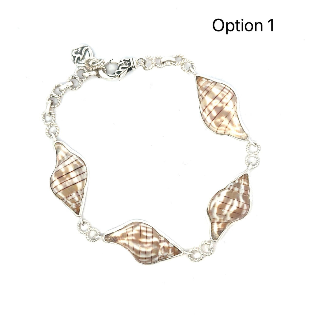 Banded Tulip Serenity Chain Bracelet - Ocean Soul