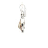 Banded Tulip Single Bezel Earrings - Ocean Soul