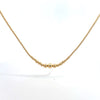 Beaded Gold Ascending Necklace - Ocean Soul