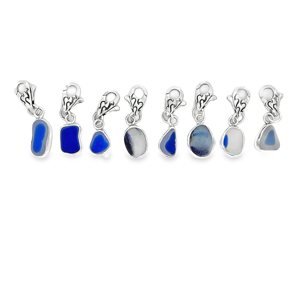 Blue Multi Seaglass Charms - Ocean Soul