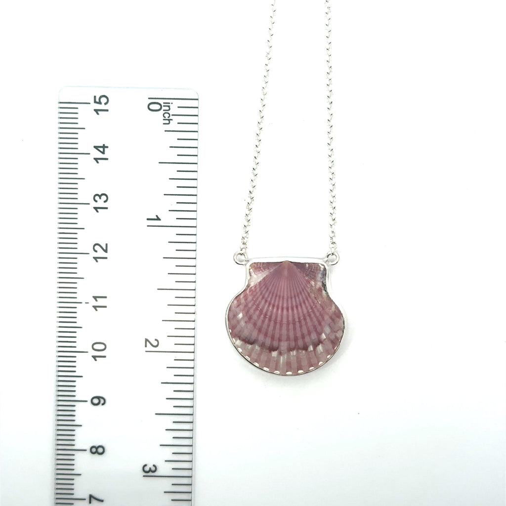 Calico Scallop Dainty Adjustable Necklace - Ocean Soul