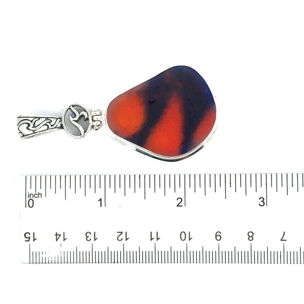 Carnival Sea Glass Pendant - Ocean Soul