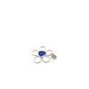 Cobalt Sea Glass Floating Flower Soul Center - Ocean Soul