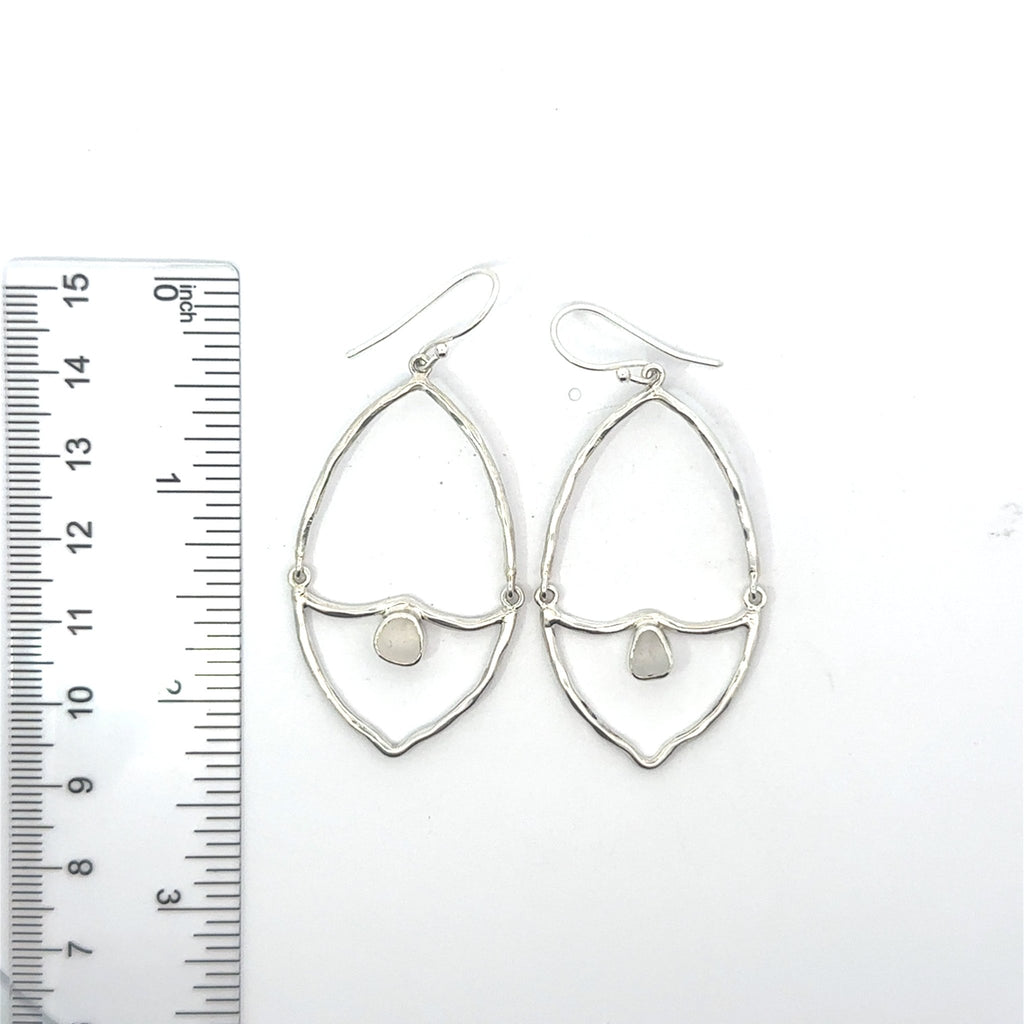 Common Sea Glass Almond Shaped Earrings - Ocean Soul