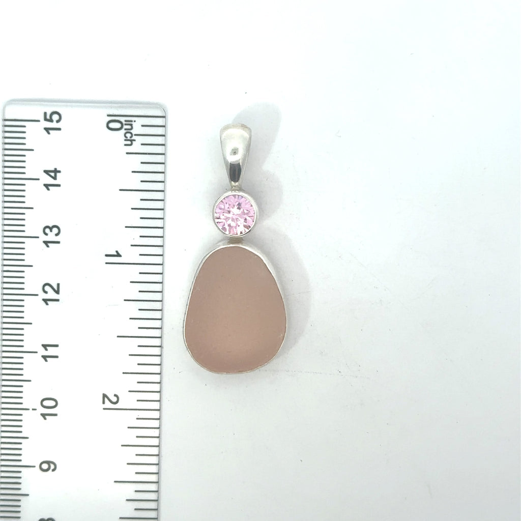 Crystal & Sea Glass Pendants - Ocean Soul