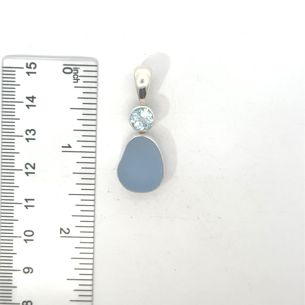 Crystal & Sea Glass Pendants - Ocean Soul