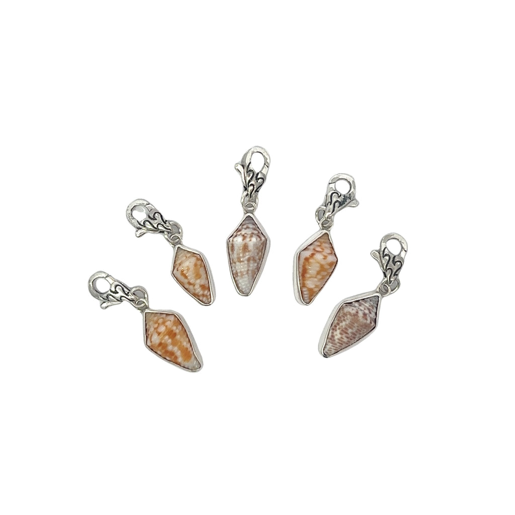 Dusky Cone Shell Charms - Ocean Soul