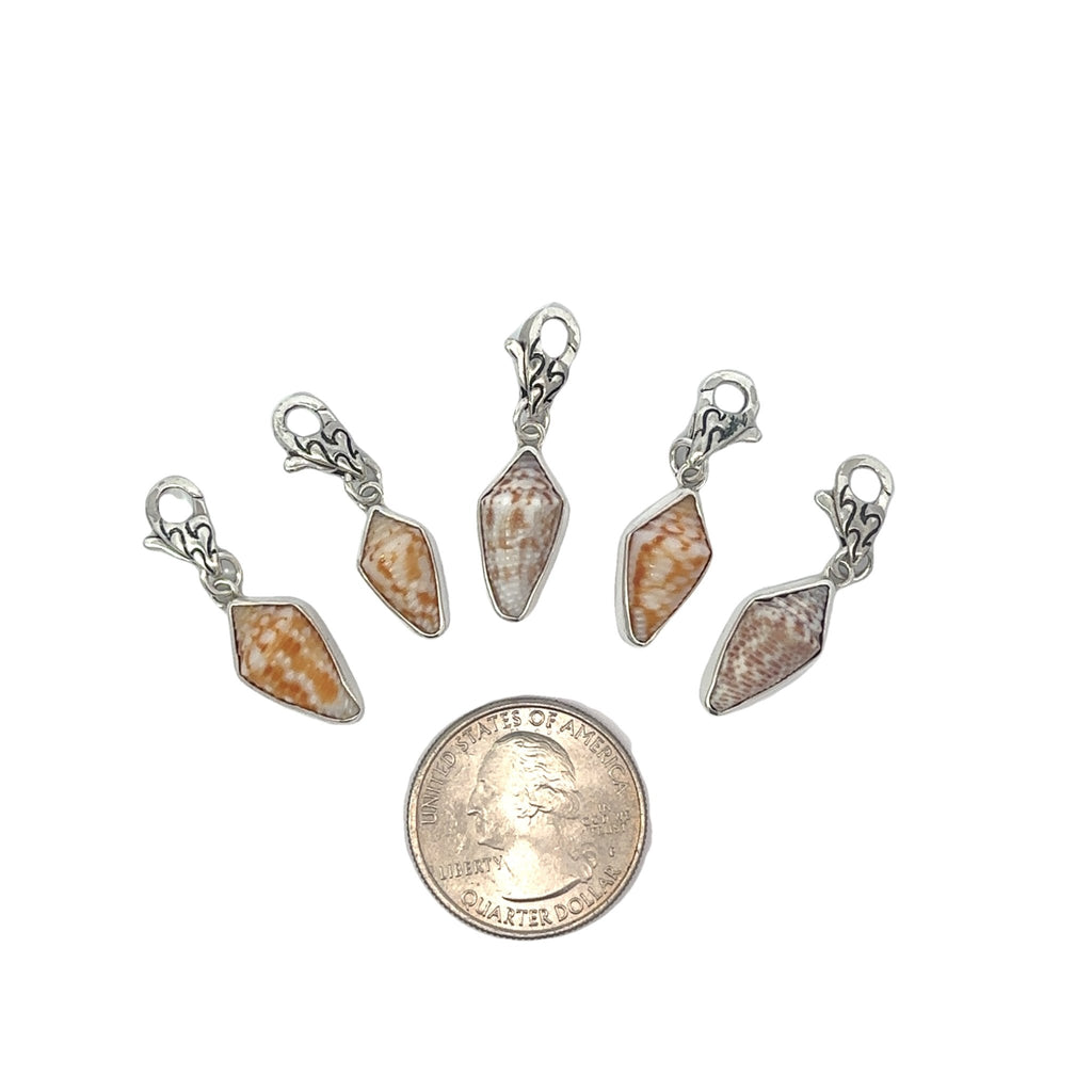 Dusky Cone Shell Charms - Ocean Soul