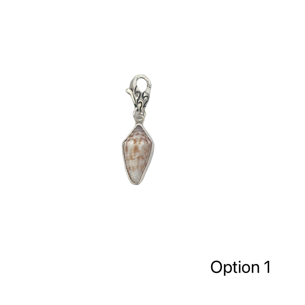 Dusky Cone Shell Charms - Ocean Soul