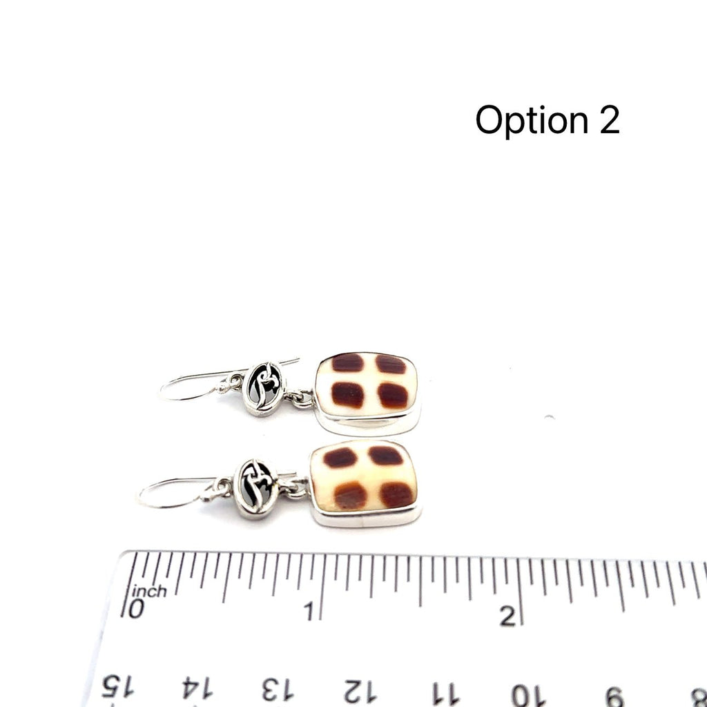 Elegant Junonia Dangle Earrings - Ocean Soul