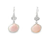 Elegant Pink Tellin Clam Earrings - Ocean Soul