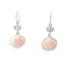 Elegant Pink Tellin Clam Earrings - Ocean Soul