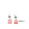 Elegant Queen Conch Square Earrings - Ocean Soul