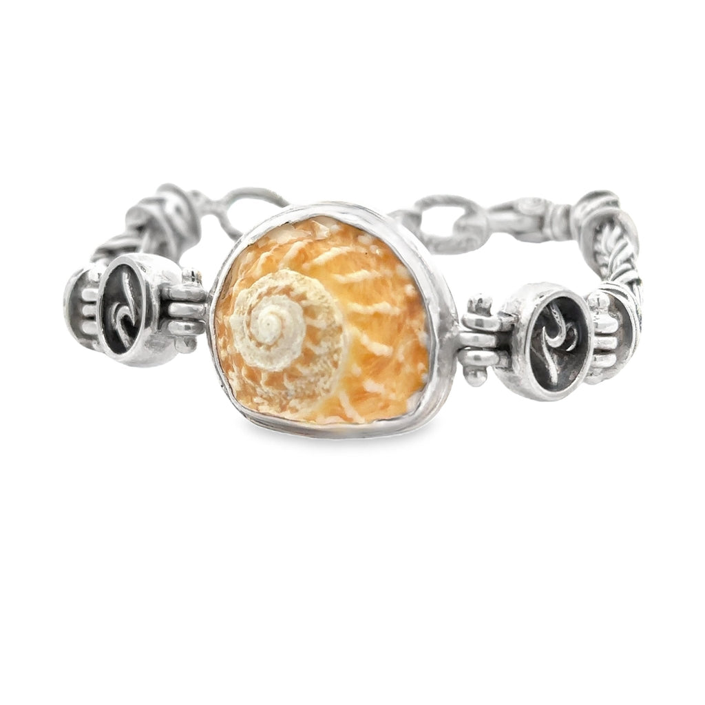 Elegant Star Shell Thick Romano Bracelet - Ocean Soul