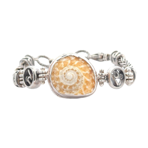 Elegant Star Shell Thick Romano Bracelet - Ocean Soul