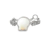 Elegant White Scallop Shell Bracelet - Ocean Soul