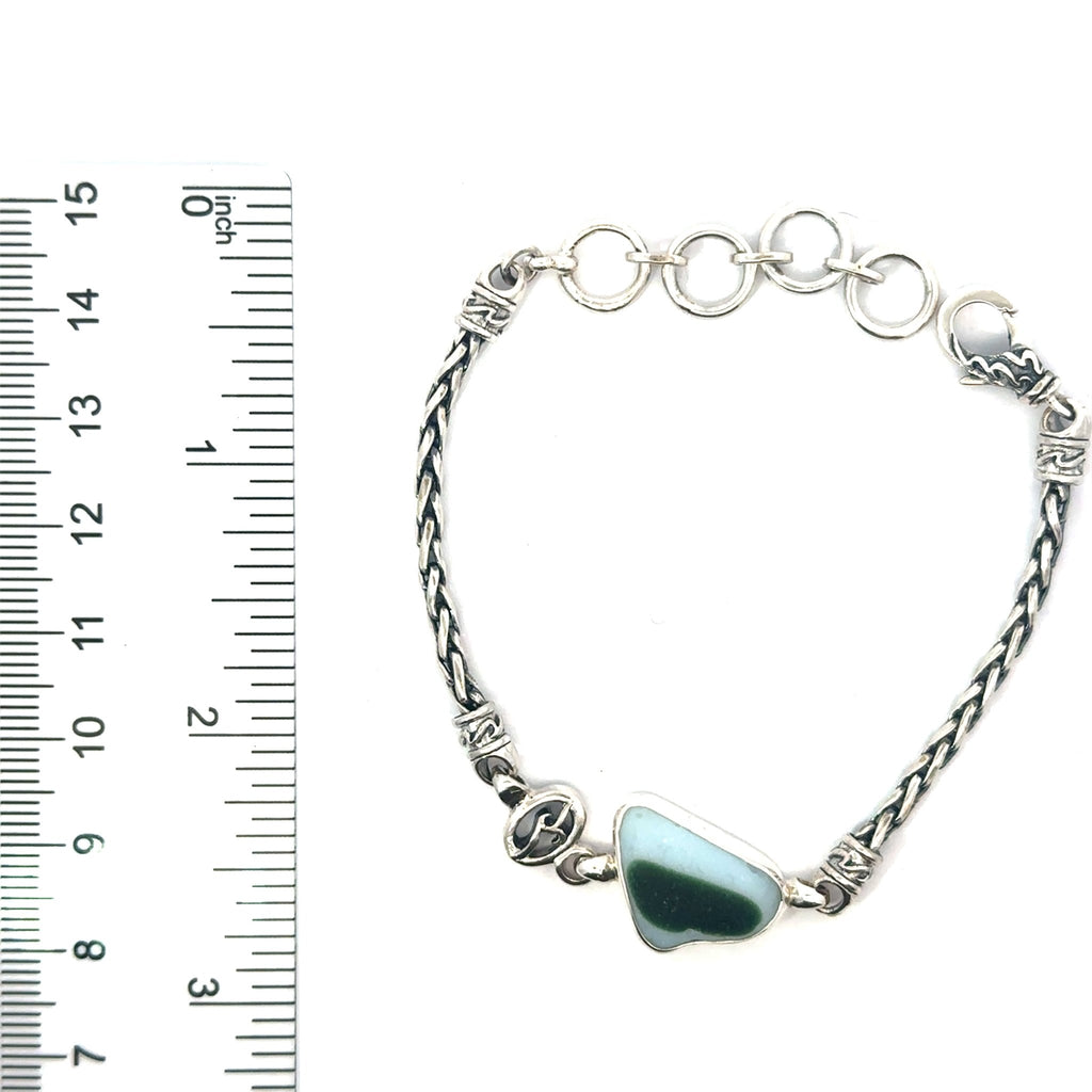 Extremely Rare Davenport Sea Glass Dainty Link Bracelets - Ocean Soul