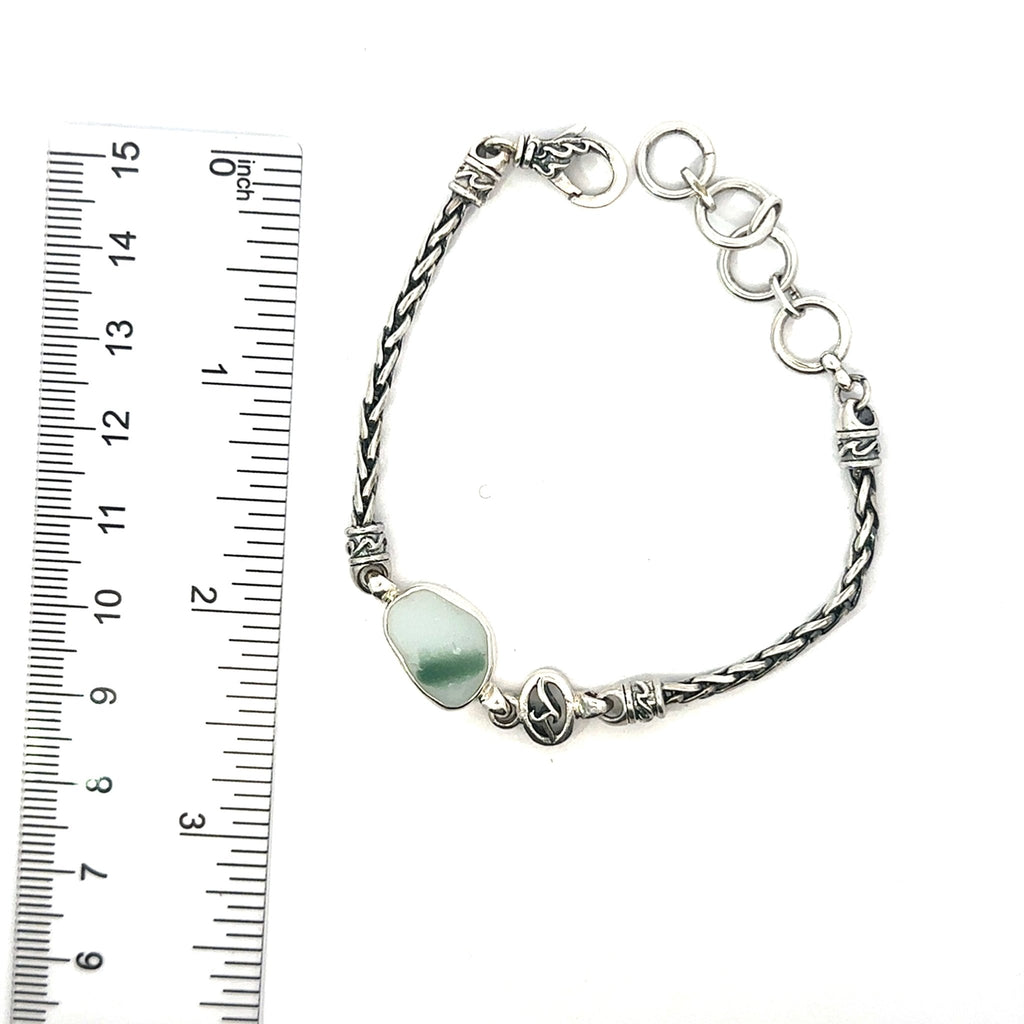 Extremely Rare Davenport Sea Glass Dainty Link Bracelets - Ocean Soul