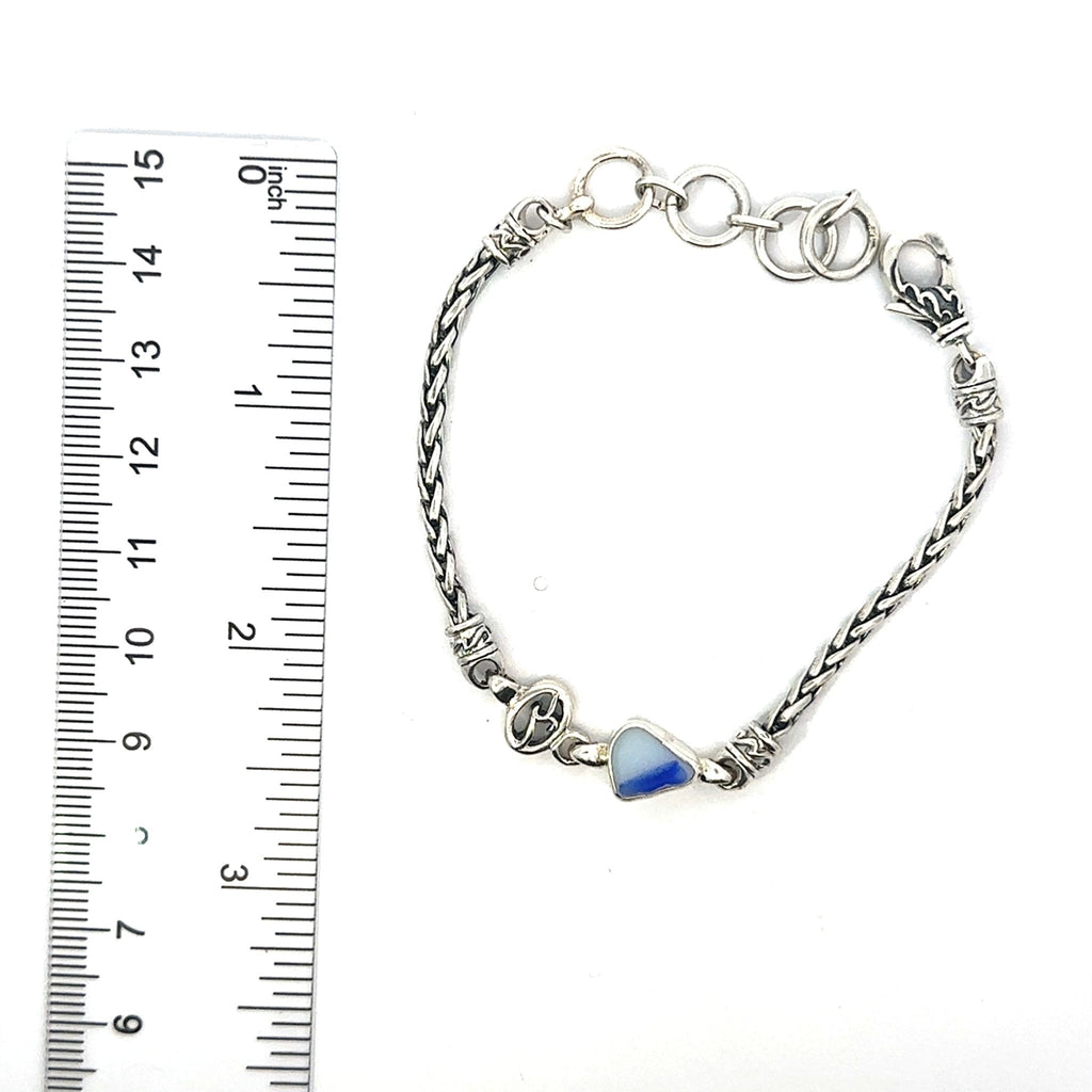 Extremely Rare Davenport Sea Glass Dainty Link Bracelets - Ocean Soul