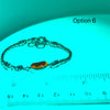 Extremely Rare UV Sea Glass Dainty Adjustable Bracelet - Ocean Soul