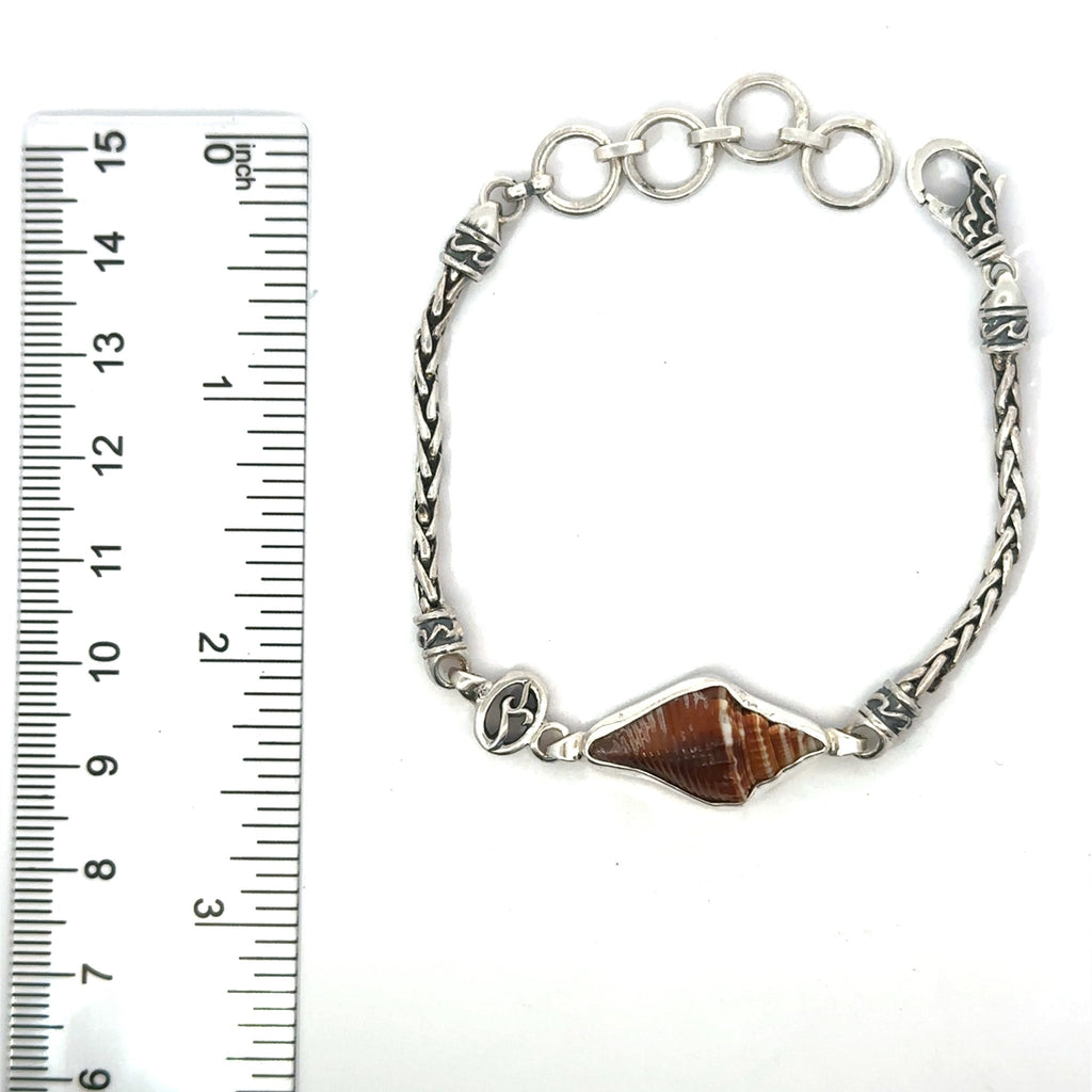 Florida Fighting Conch Dainty Link Bracelet - Ocean Soul