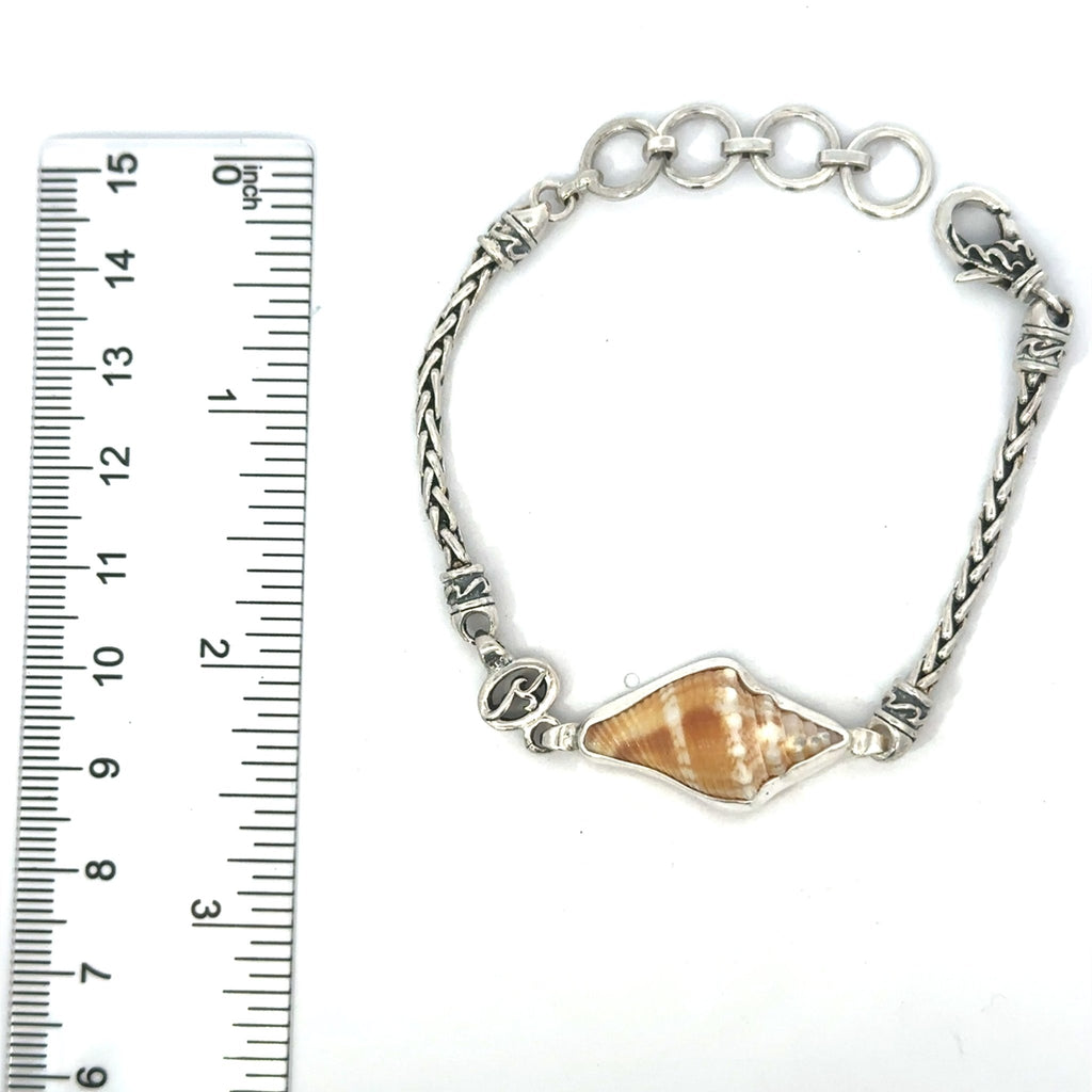Florida Fighting Conch Dainty Link Bracelet - Ocean Soul