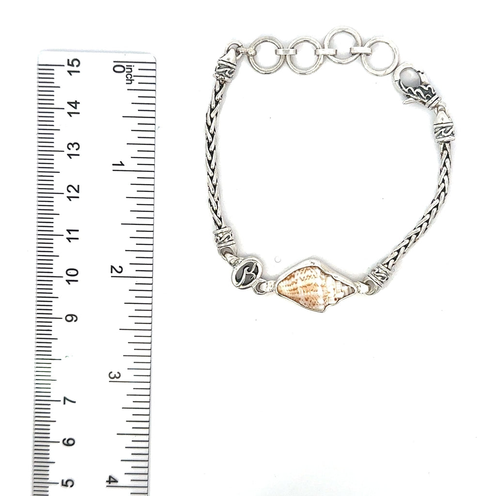 Florida Fighting Conch Dainty Link Bracelet - Ocean Soul