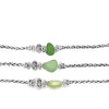 Green Sea Glass Dainty Bracelets - Ocean Soul