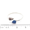 Hawaiian Hebrew Shell and Electric Blue By-Pass Bracelet - Ocean Soul