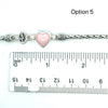 Heart Shaped Queen Conch Dainty Link Bracelet - Ocean Soul