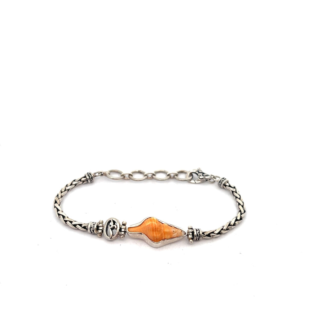 Horse Conch on the Dainty Adjustable Bracelet - Ocean Soul