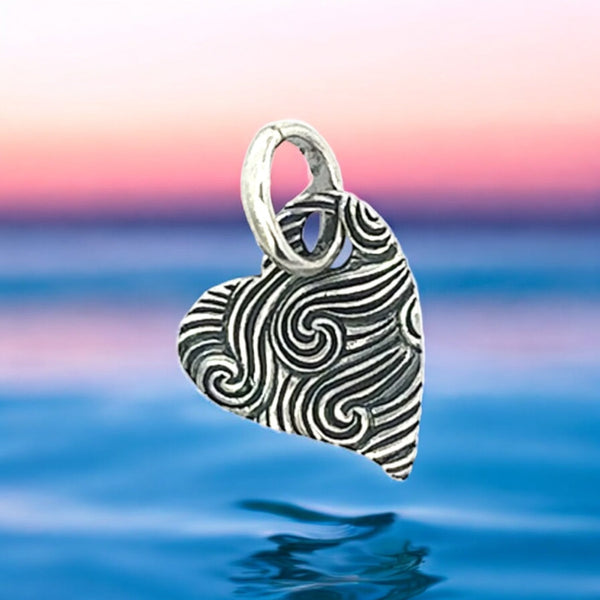 Julie's Heart Pendant - Ocean Soul
