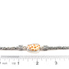 Junonia on the Classic Tigertail Bracelet - Ocean Soul