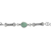 Light Green Seaglass Bracelet - Ocean Soul