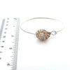Lightning Whelk Hammered Hook Bracelet - Ocean Soul