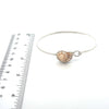 Lightning Whelk Hammered Hook Bracelet - Ocean Soul