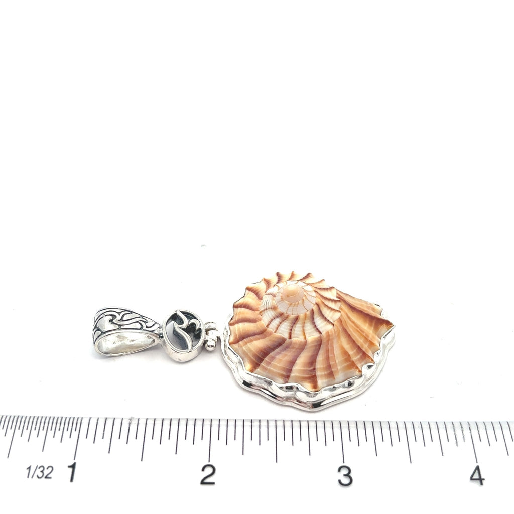 Lightning Whelk Pendant - Ocean Soul