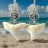 Modern Bull Shark Prong Set Earrings - Ocean Soul