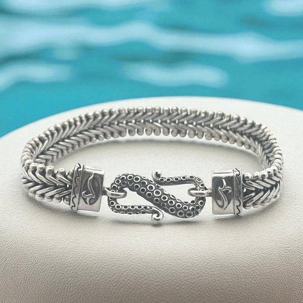 Morgan Octopus Hook Unisex Bracelet - Ocean Soul