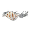 Nutmeg Shell Marco Adjustable Chain Bracelet - Ocean Soul