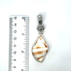 Nutmeg Shell OS Carved Bail Pendant - Ocean Soul