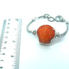 Orange Scallop Adjustable Romano Bracelet - Ocean Soul