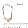 Orange Scallop Dainty Bracelet - Ocean Soul