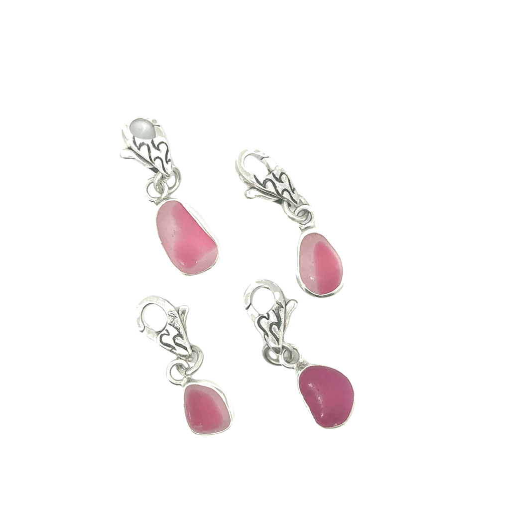 Pink Multi Seaglass Charms - Ocean Soul